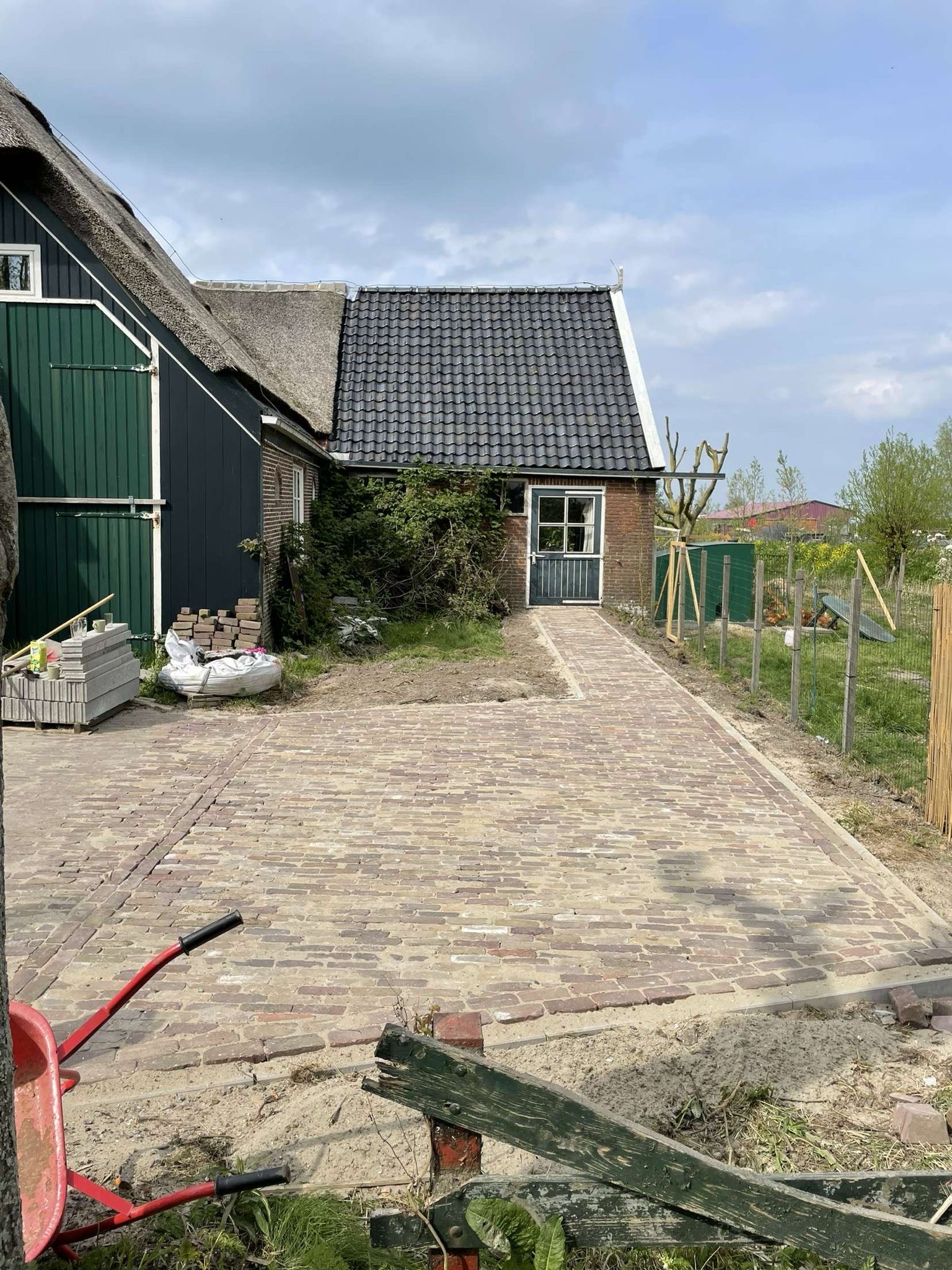 Betonklinkers straten Benningbroek