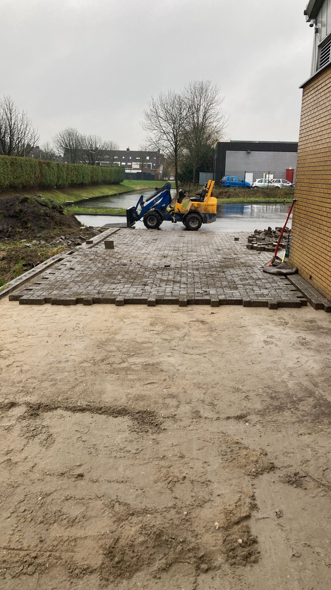 Betonklinkers straten Avenhorn
