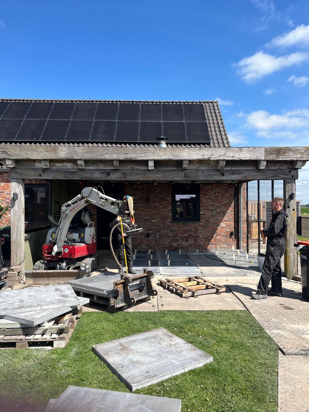Tegels veranda Hensbroek